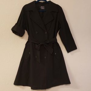 American Living NWOT Shirt Dress Black Size 16